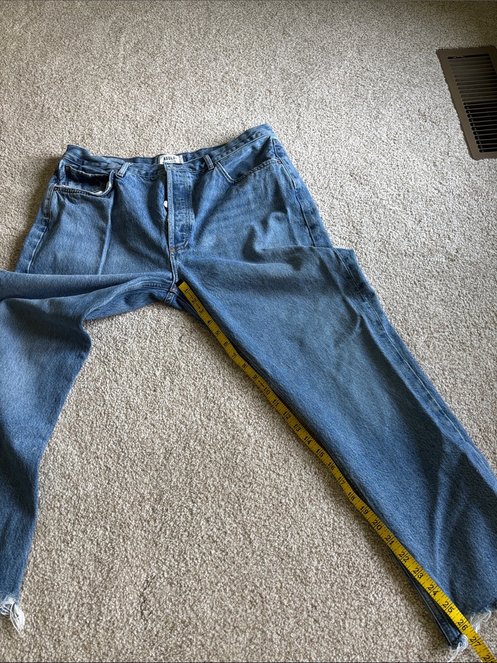 Agolde Riley High Rise Straight Crop Jeans - Picture 6 of 6